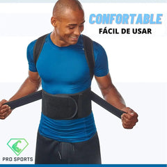 Corrector de Postura Ajustable Con Soporte Unisex - Pro Sports Peru
