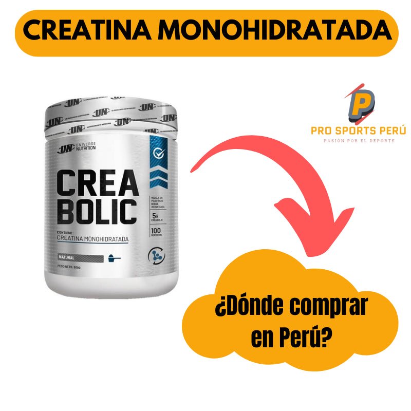 ¿Dónde comprar creatina monohidratada de calidad en Perú?