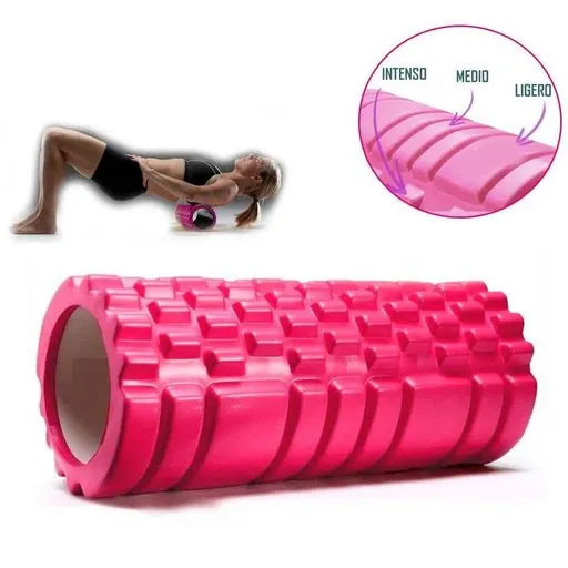 Rodillo Foam Roller 45cm EVA Yoga Rehabilitación Masajes