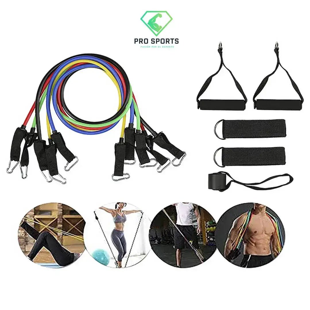 Set de 5 Ligas de Resistencia Bandas de Resistencia - FitBands - Pro Sports Peru