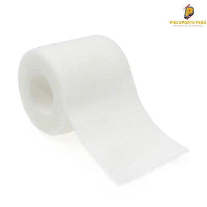 Rollo de venda cohesiva Coban de 5 cm color blanco para protección articular.