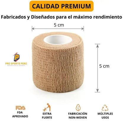 Venda Coban Vendaje Adhesivo 5cm | Pro Tape - Pro Sports Peru